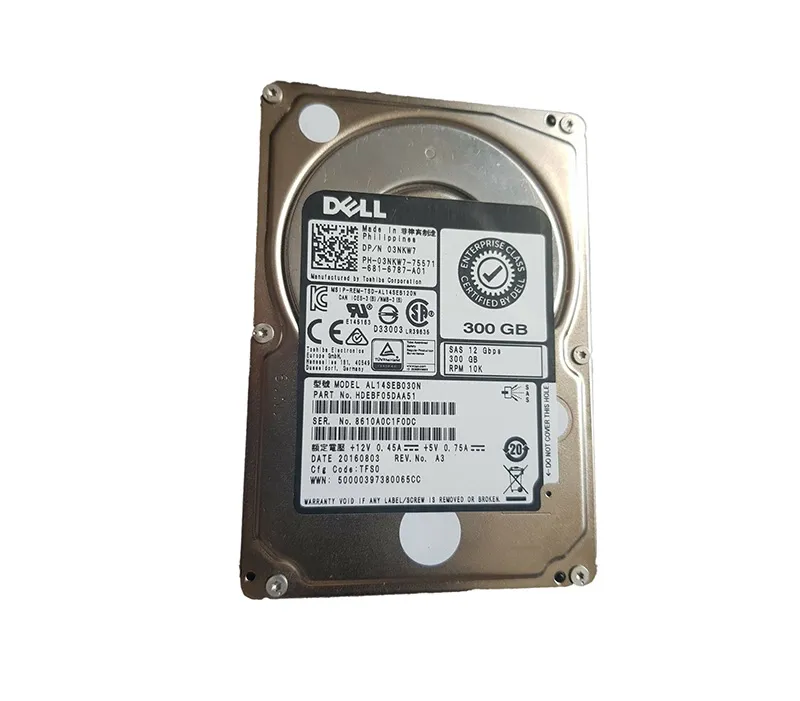 HDEBF05DAA51 - Toshiba Enterprise Performance 300GB 10000RPM SAS 12Gb…