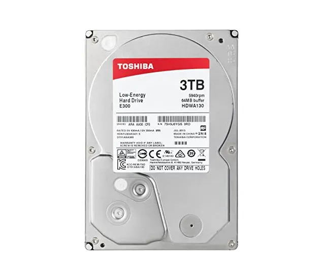 HDWA130UZSVA - Toshiba 3TB 5900RPM SATA 6Gb/s 3.5-inch Hard Drive