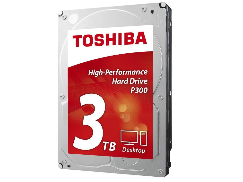 HDWD130XZSTA - Toshiba P300 3TB 7200RPM SATA 6GB/s 64MB Cache 3.5-inc…
