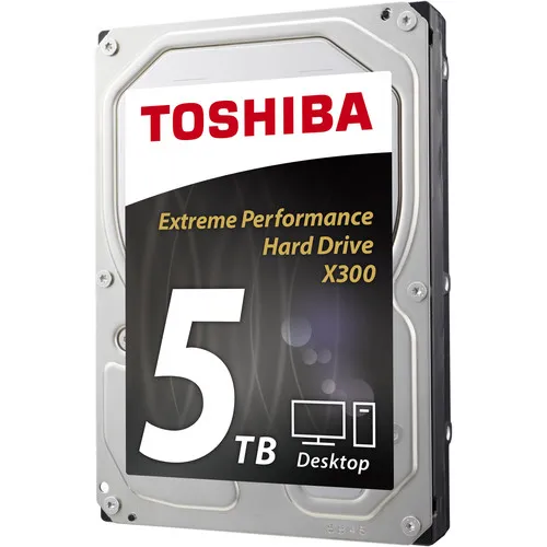HDWE150XZSTA - Toshiba X300 5TB 7200RPM SATA 6Gb/s 512e 128MB Cache 3…