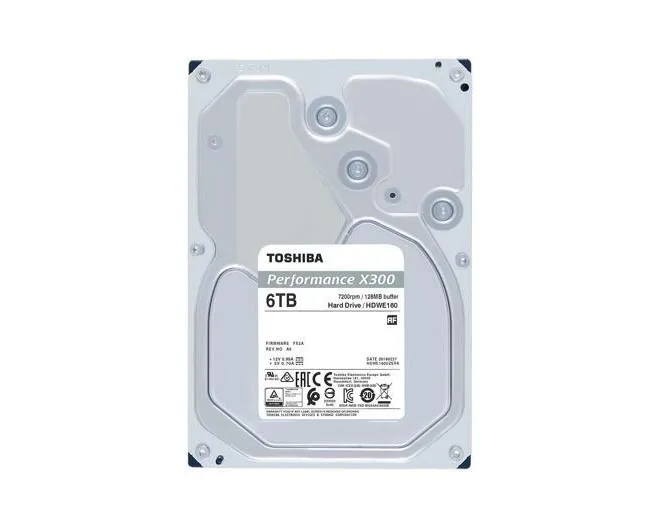 HDWE160XZSTA - Toshiba X300 6TB 7200RPM SATA 6GB/s 64MB Cache 3.5-inc…