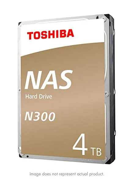 HDWQ140XZSTA - Toshiba N300 4TB 7200RPM SATA 6Gb/s 512e 128MB Cache 3…