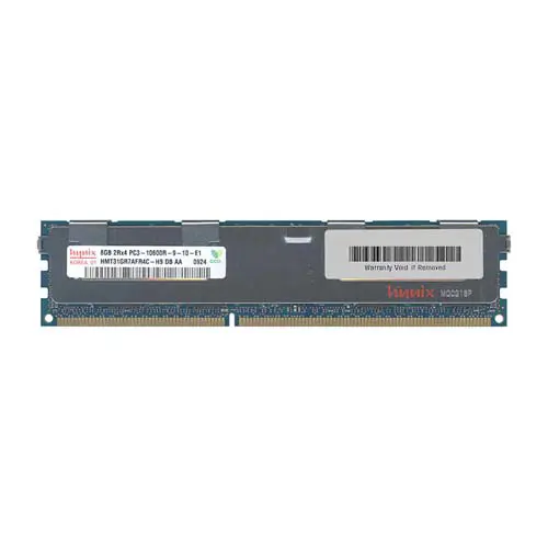 HMT31GR7AFR4C-H9DB - Hynix 8GB DDR3-1333MHz PC3-10600 ECC Registered …