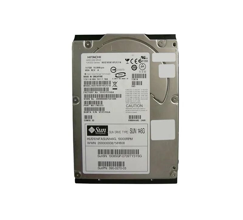 HUS1014FASUN146G - Sun 146GB 10000RPM Fibre Channel 2Gb/s Hot-Swappab…
