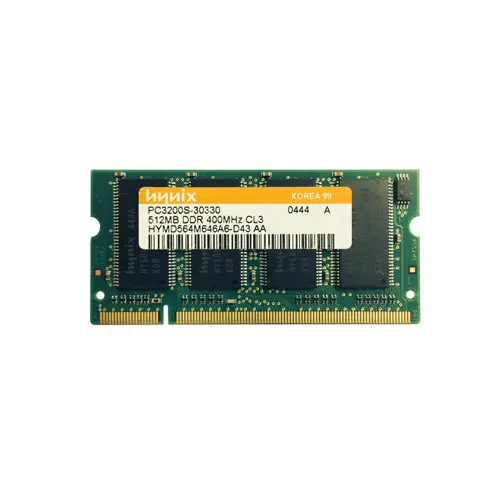 HYMD564M646A6-D4 - Hynix 512MB DDR-400MHz PC3200 non-ECC Unbuffered C…