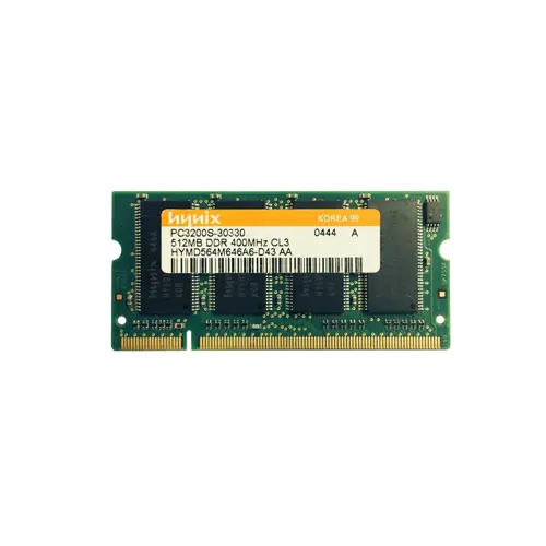 HYMD564M646A6-D43 - Hynix 512MB DDR-400MHz PC3200 non-ECC Unbuffered …