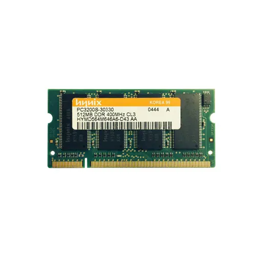 HYMD564M646A6-D44 - Hynix 512MB DDR-400MHz PC3200 non-ECC Unbuffered …