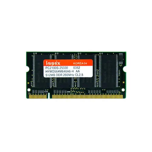 HYMD564M646A6-H - Hynix 512MB DDR-266MHz PC2100 non-ECC Unbuffered CL…