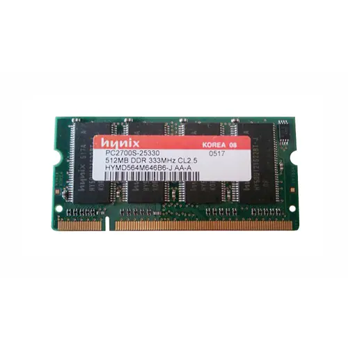 HYMD564M64B6-J - Hynix 512MB DDR-333MHz PC2700 non-ECC Unbuffered CL2…