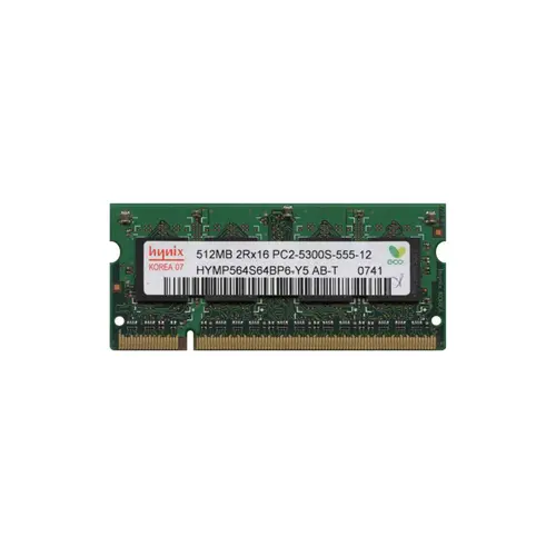 HYMP564S64BP6-Y5-AB-T - Hynix 512MB DDR2-667MHz PC2-5300 Non-ECC Unbu…