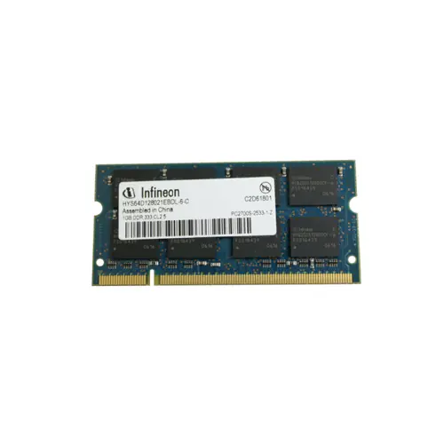 HYS64D128021EBDL-6-C - Infineon 1GB DDR-333MHz PC2700 non-ECC Unbuffe…