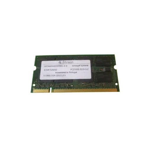 HYS64D64020GBDL-6-B - Infineon 512MB DDR-333MHz PC2700 non-ECC Unbuff…