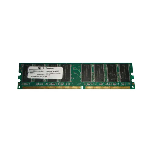 HYS64D64320GU-6-B - Infineon 512MB DDR-333MHz PC2700 non-ECC Unbuffer…