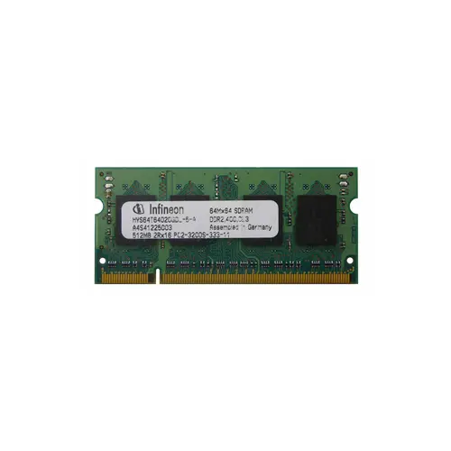 HYS64T64020GDL-5-A - Infineon 512MB DDR2-400MHz PC2-3200 non-ECC Unbu…