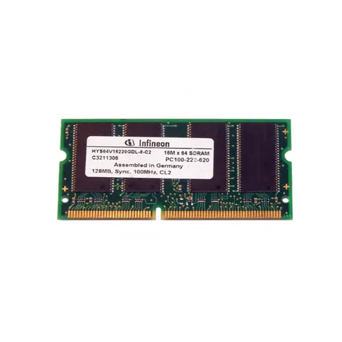 HYS64V16220GDL-8-C2 - Infineon 128MB 100MHz PC100 non-ECC Unbuffered …