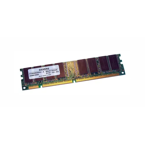 HYS64V8200GU-8 - Infineon 64MB 100MHz PC100 non-ECC Unbuffered CL2 16…