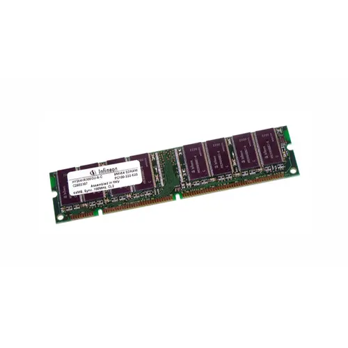 HYS64V8300GU-8 - Infineon 64MB 100MHz PC100 non-ECC Unbuffered CL2 16…