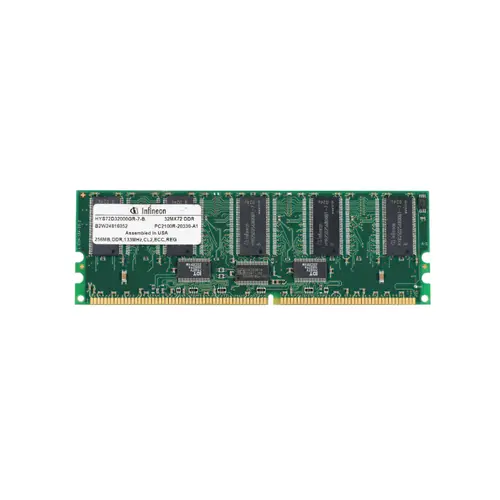 HYS72D32000GR-7-B - Infineon 256MB DDR-266MHz PC2100 ECC Registered C…