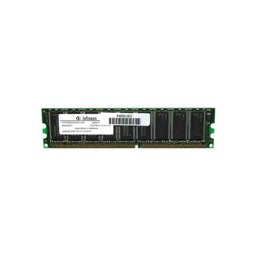 HYS72D32300GU-6-B - Infineon 256MB DDR-333MHz PC2700 ECC Unbuffered C…