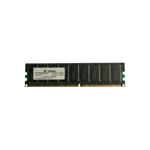 HYS72D64320GU-6-B - Infineon 512MB DDR-333MHz PC2700 ECC Unbuffered C…