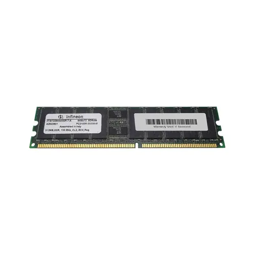 HYS72D64500GR-7-A - Infineon 512MB DDR-266MHz PC2100 ECC Registered C…