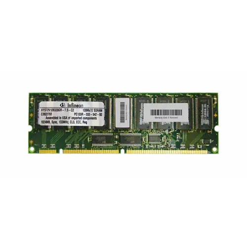 HYS72V128320GR-7.5-C - Infineon 1GB 133MHz PC133 ECC Unbuffered CL2 1…