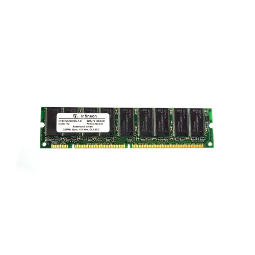 HYS72V32300GU-7-D - Infineon 256MB SDRAM 133MHz PC133 ECC Unbuffered …