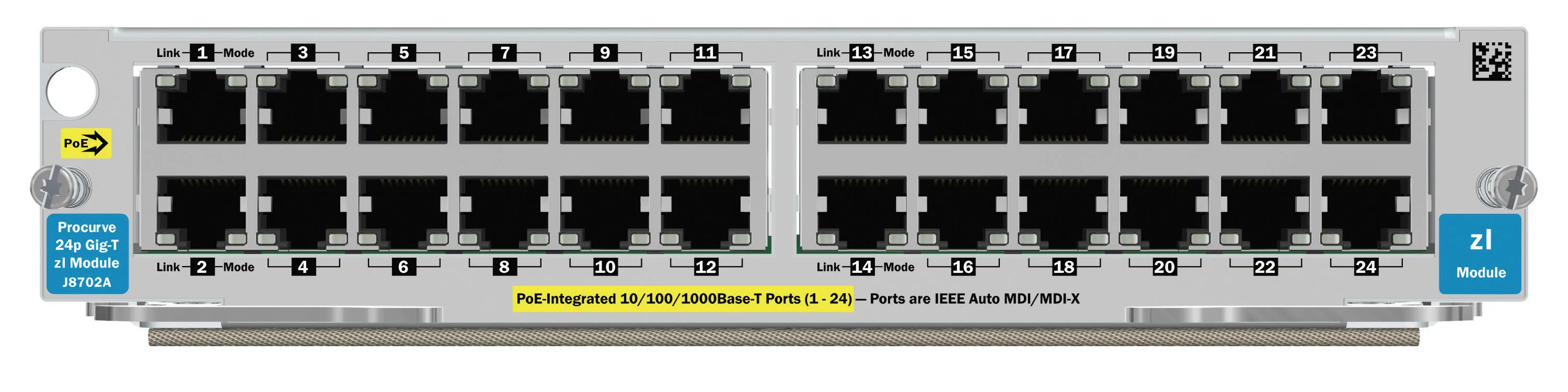 J8702AZ - HP ProCurve 5400zl 24-Ports 10/100/1000 PoE Integrated Swit…