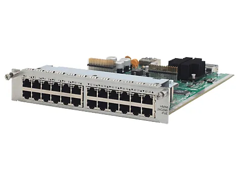 JG427A - HP MSR 24-Ports Gigabit-T PoE Switch Hmim Module