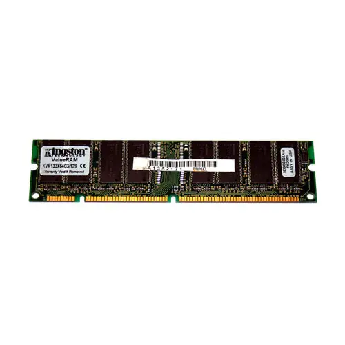 KVR133X64C3-128-3 - Kingston 128MB 133MHz PC133 non-ECC Unbuffered CL…