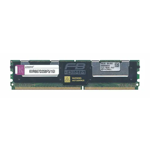 KVR667D2S8F5/1GI Kingston 1GB DDR2-667MHz PC2-5300 ECC Fully