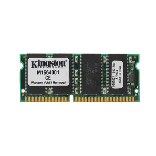 M1664001 - Kingston 128MB 66MHz PC66 non-ECC Unbuffered 144-Pin SoDim…