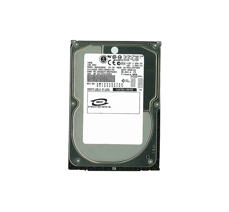 MAS3184NC - Toshiba Enterprise MAS3184 18.40 GB 3.5 Plug-in Module Ha…