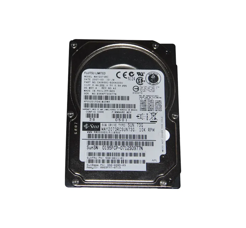 MAY2073RCSUN73G - Sun 73GB 10000RPM SAS 3Gbps Hot-Pluggable 16MB Cach…