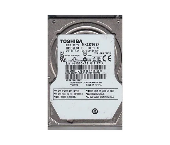 MK3275GSX - Toshiba 320GB 5400RPM 8MB Cache 2.5-inch SATA 3GB/s Hard …