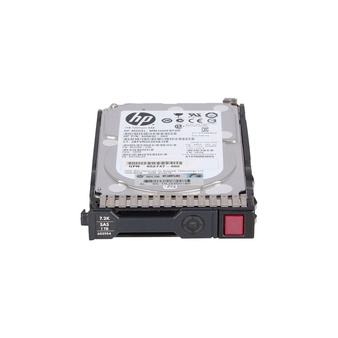MM1000FBFVR - HP 1TB 7200RPM SAS 6GB/s Hot-Pluggable Dual Port 2.5-in…