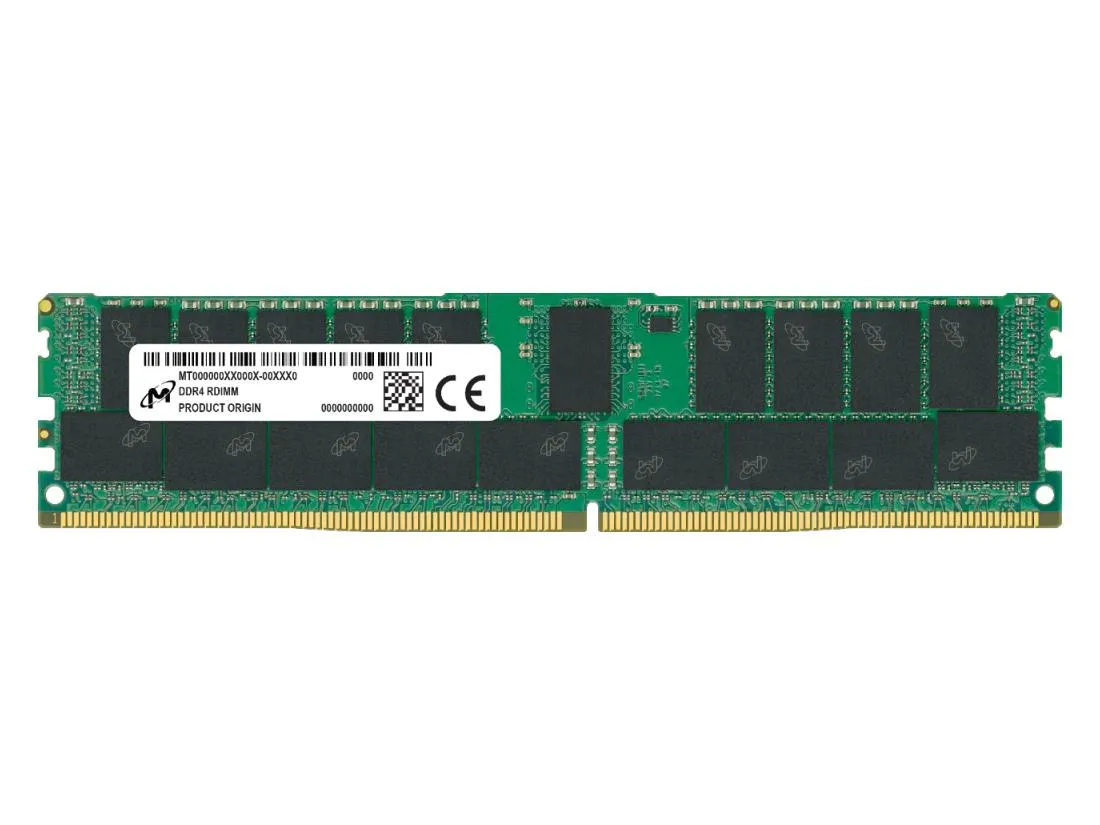 MTA9ASF1G72AZ-2G3A1 - Micron 8GB DDR4-2400MHz PC4-19200 ECC Unbuffere…