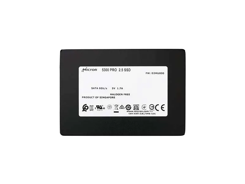 ②-W655-Micron SATA 256GB 2.5インチ SSD 4点 ②-W655-Micron SATA 256GB 2.5インチ SSD 4点（Data center SSD