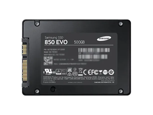 MZ-75E500RW - Samsung 850 EVO Series 500GB Triple-Level Cell (TLC) SA…