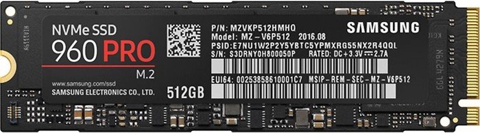 MZ-V6P512BW - Samsung 960 PRO Series 512GB Multi-Level Cell PCI Expre…