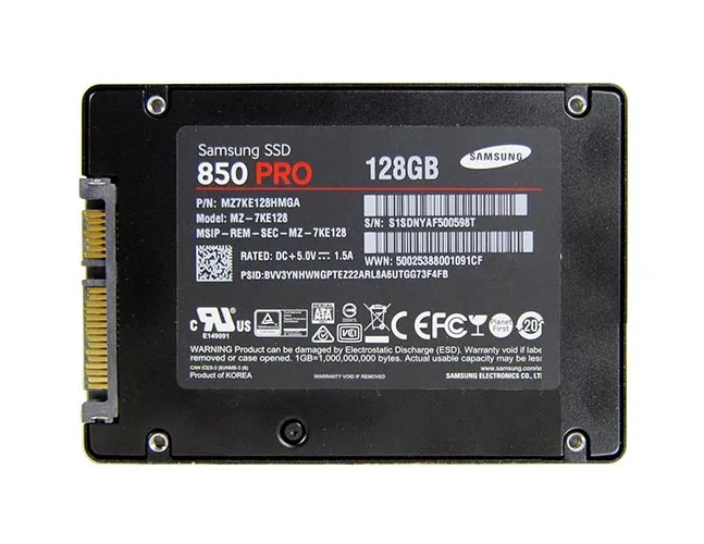 MZ7KE128HMGA - Samsung 850 PRO Series 128GB Multi-Level Cell (MLC) SA…