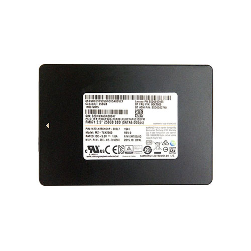 SAMSUNG SAMSUNG PM871 SSD 256GB TLC 2.5inch MZ-7LN2560 SATA ((動作品・2個限定！))