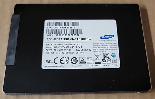 MZ7WD480HCGM-00003 - Samsung Enterprise SM843T 480GB SATA 6GB/s 2.5-i…