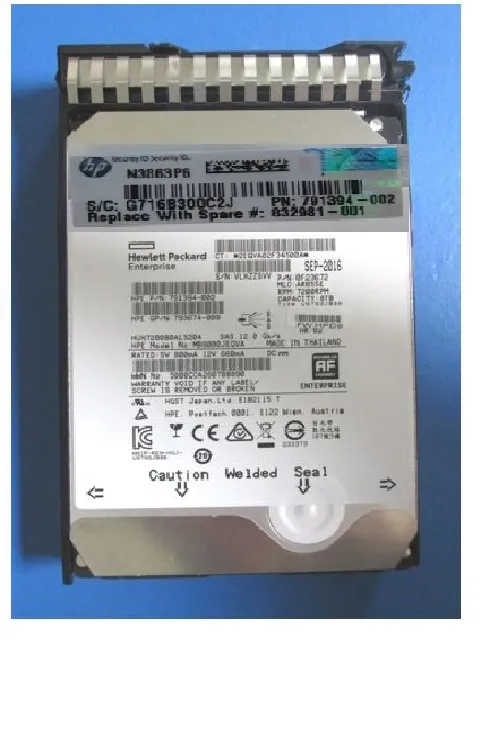 N9X13A - HP 8TB 7200RPM SAS 12Gb/s 3.5-inch Hard Drive for StoreVirtu…