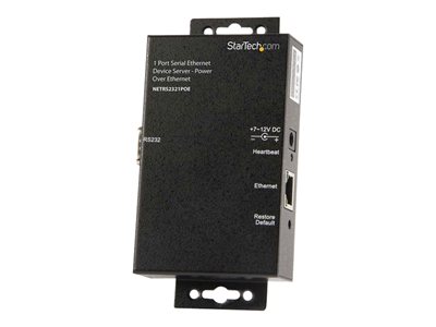 NETRS2321POE - StarTech 1-Port Gigabit Ethernet Device Server