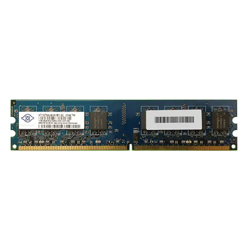 NT1GT64U8HA1BY-3C - Nanya 1GB DDR2-667MHz PC2-5300 non-ECC Unbuffered…