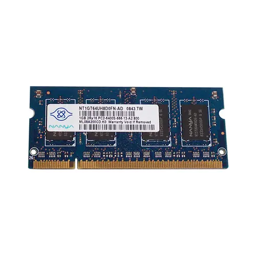 NT1GT64UH8D0FN-AD - Nanya 1GB DDR2-800MHz PC2-6400 non-ECC Unbuffered…