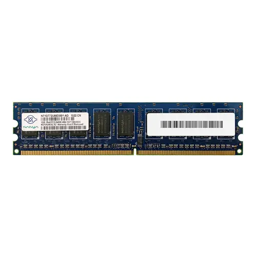 NT1GT72U89D0BY-AD - Nanya 1GB DDR2-800MHz PC2-6400 ECC Unbuffered CL6…