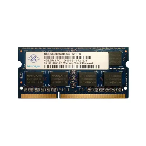 NT4GC64B8HG0NS-CG - Nanya 4GB DDR3-1333MHz PC3-10600 non-ECC Unbuffer…