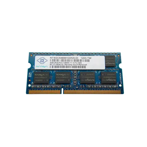 Nanya nt4gc64b8hg0ns-di 4?GBノートブックSODIMM ddr3?pc12800?( 1600?) Unbuf 1.5?V 2rx8?204p 512?mx64?256?mx8?C NANYA NT4GC64B8HG0NS-DI 4GB Notebook SODIMM DDR3 PC12800